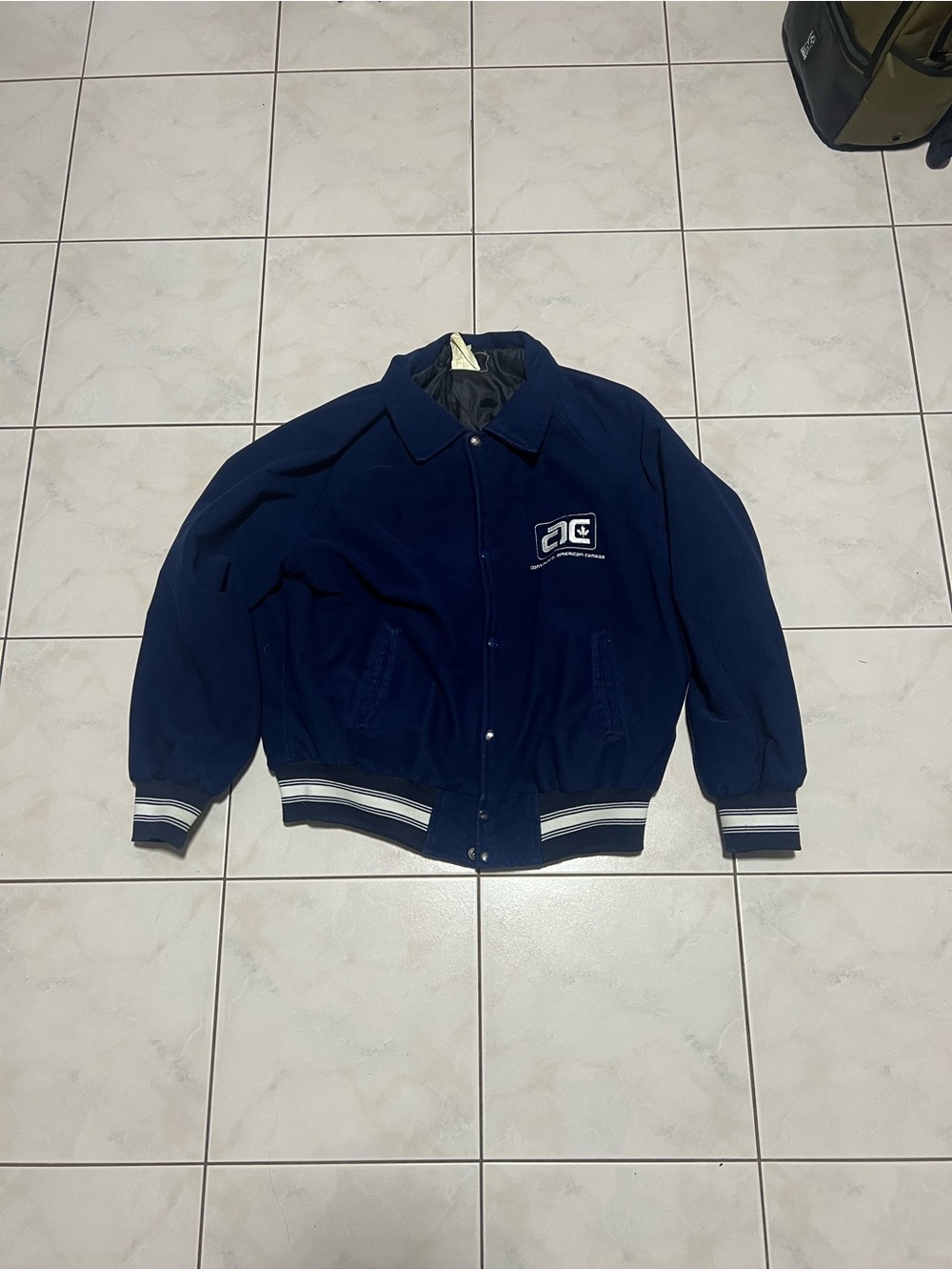 Navy Varsity Jacket